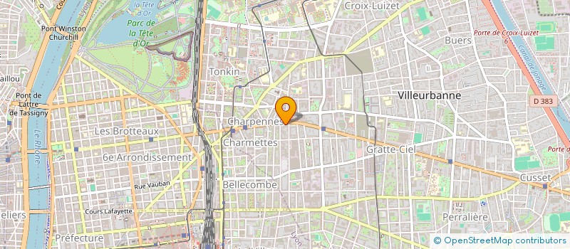 localisation de l'entreprise BOOM RENCONTRE  VILLEURBANNE