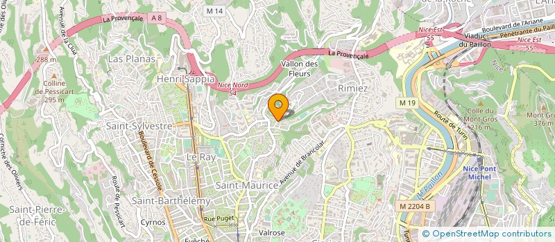 localisation de l'entreprise BOOMA INC à NICE