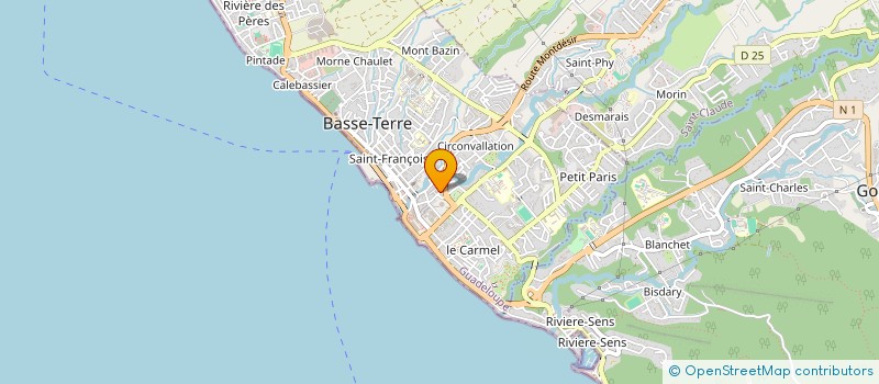 localisation de l'entreprise BOOMBOX-FWI à BASSE-TERRE