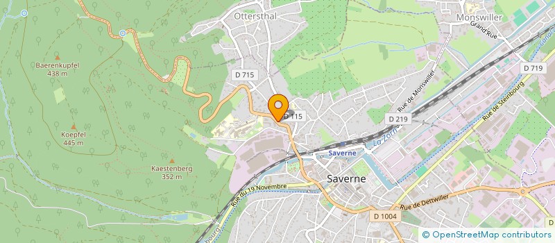 localisation de l'entreprise BOOMER  SAVERNE