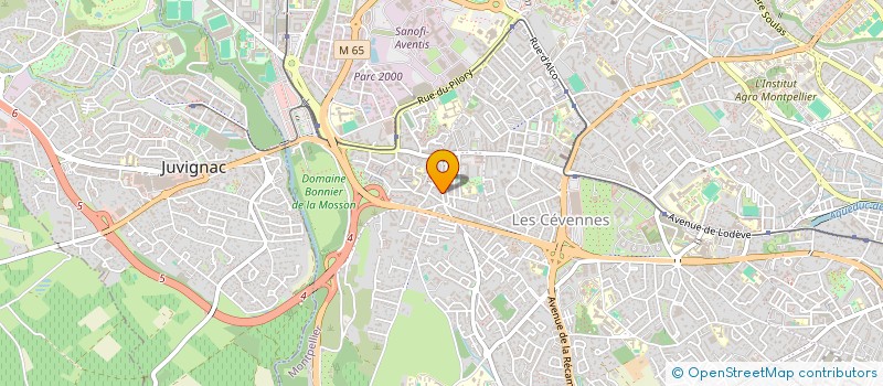 localisation de l'entreprise BOOMERANG à MONTPELLIER