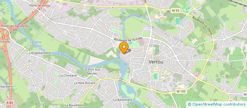 localisation de l'entreprise BOOMERANG PRODUCTION  VERTOU