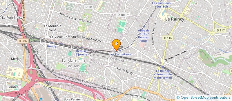 localisation de l'entreprise BOOMERANG REPASSAGE à VILLEMOMBLE
