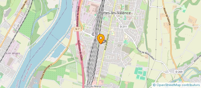 localisation de l'entreprise BOOMFRUITS  PORTES-LES-VALENCE