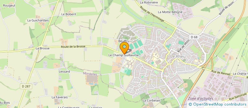 localisation de l'entreprise BOOMKEUR  LE RHEU