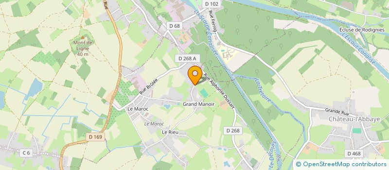 localisation de l'entreprise BOONE  THUN-SAINT-AMAND