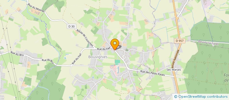 localisation de l'entreprise BOONE BERNARD à BOUVIGNIES