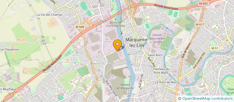localisation de l'entreprise BOONE COMENOR METALIMPEX à MARQUETTE-LEZ-LILLE
