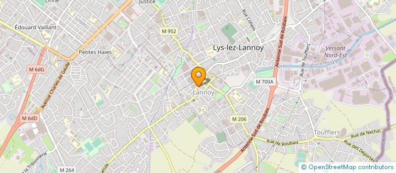 localisation de l'entreprise BOONE ET FILS à LANNOY
