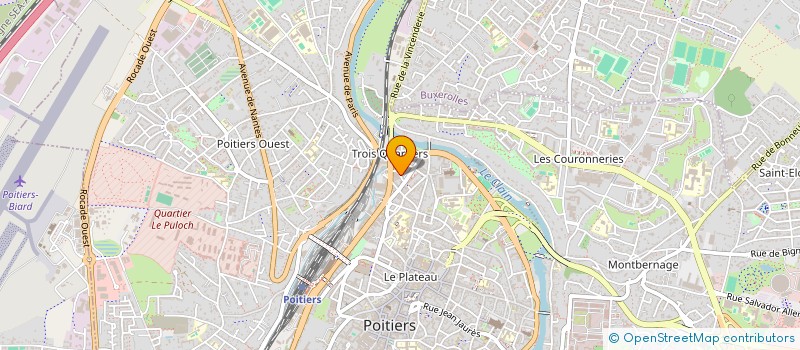 localisation de l'entreprise BOOOM FACTORY à POITIERS