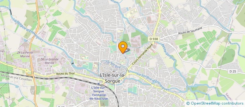 localisation de l'entreprise BOOQUEST à L'ISLE-SUR-LA-SORGUE