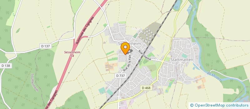localisation de l'entreprise BOOS ET FILS à SESSENHEIM