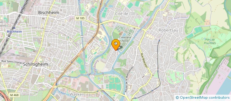 localisation de l'entreprise BOOS EXPERTISE-COMPTABLE à STRASBOURG