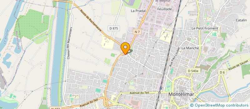 localisation de l'entreprise BOOST 2  MONTELIMAR