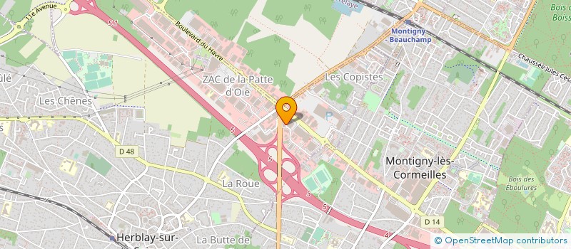 localisation de l'entreprise BOOST 2 ROUES à HERBLAY-SUR-SEINE