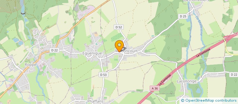 localisation de l'entreprise BOOST à MENONCOURT