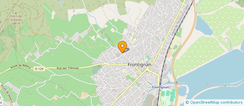 localisation de l'entreprise BOOST à FRONTIGNAN