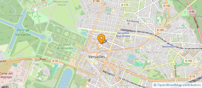 localisation de l'entreprise BOOST-ENERGY à VERSAILLES