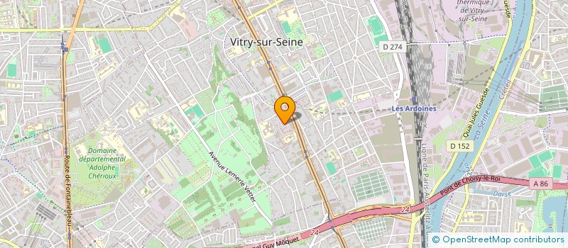 localisation de l'entreprise BOOST EXPRESS TRANSPORT à VITRY-SUR-SEINE