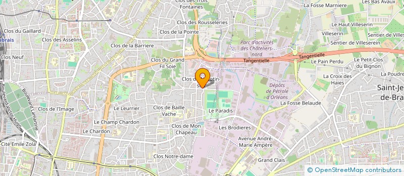 localisation de l'entreprise BOOST LINES à ORLEANS