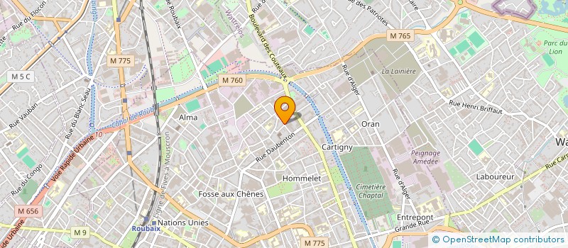 localisation de l'entreprise BOOST MOBILE  ROUBAIX