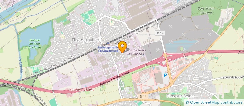 localisation de l'entreprise BOOST PHARMA  AUBERGENVILLE