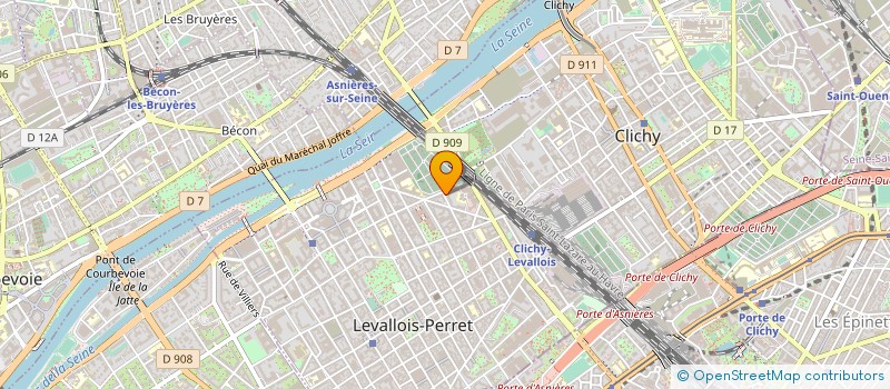 localisation de l'entreprise BOOST'RH à LEVALLOIS-PERRET