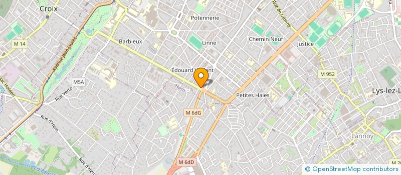 localisation de l'entreprise BOOST SERVICES à ROUBAIX