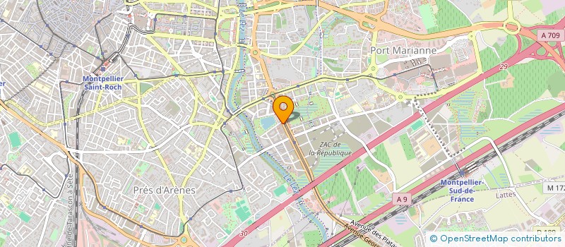 localisation de l'entreprise BOOST SERVICES à MONTPELLIER