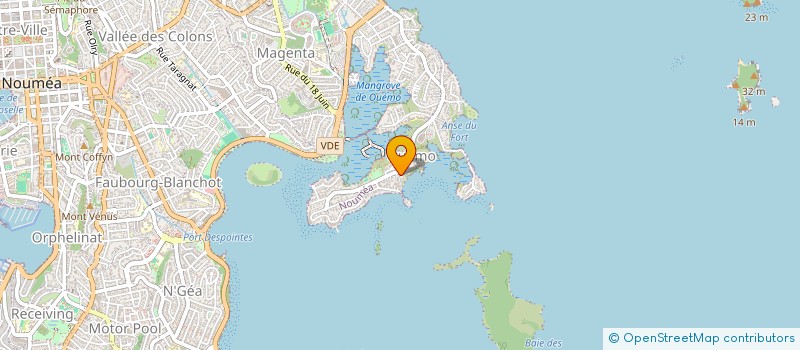 localisation de l'entreprise BOOST UP à NOUMEA