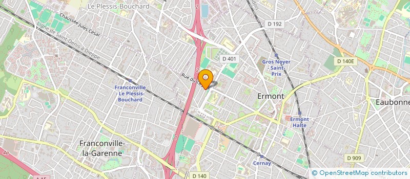 localisation de l'entreprise BOOSTASOFT  ERMONT