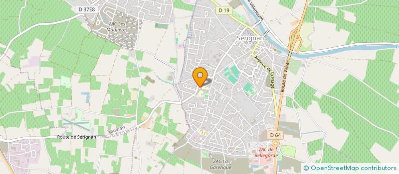 localisation de l'entreprise BOOSTE TA VOIX  SERIGNAN