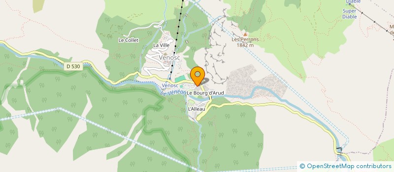 localisation de l'entreprise BOOSTER à LES DEUX ALPES