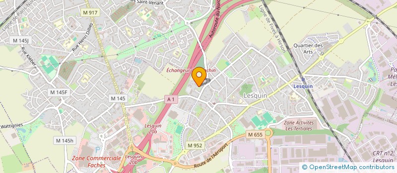 localisation de l'entreprise BOOSTER à LESQUIN