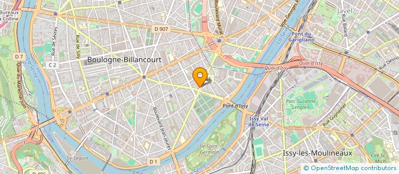 localisation de l'entreprise BOOSTER FRANCE à BOULOGNE-BILLANCOURT