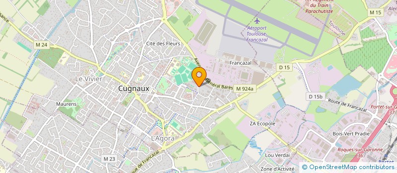 localisation de l'entreprise BOOSTER G@ME  CUGNAUX