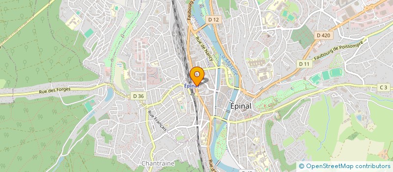 localisation de l'entreprise BOOSTER IMMOBILIER à EPINAL