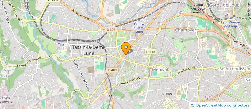 localisation de l'entreprise BOOSTER PRODUCTION  TASSIN-LA-DEMI-LUNE