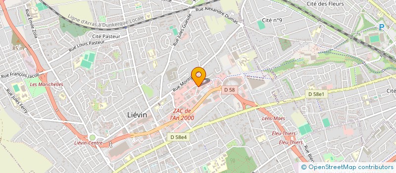 localisation de l'entreprise BOOSTER SANTE  LIEVIN