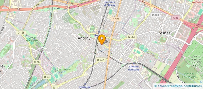 localisation de l'entreprise BOOSTER VALLEY à ANTONY