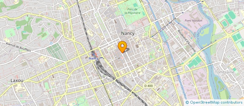 localisation de l'entreprise BOOT'SHOE à NANCY