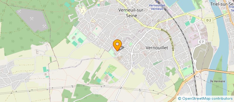 localisation de l'entreprise BOOTEFA à VERNOUILLET