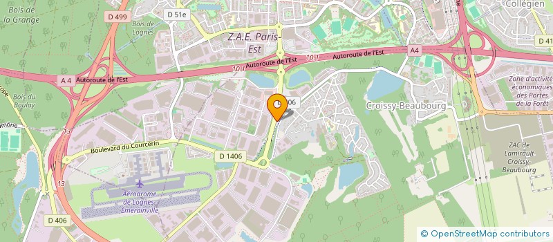 localisation de l'entreprise BOOTYFULL INC  CROISSY-BEAUBOURG