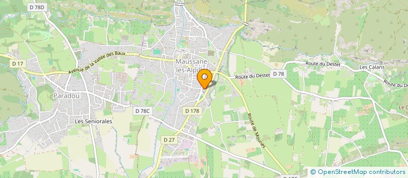 localisation de l'entreprise BOP 2  PARADOU