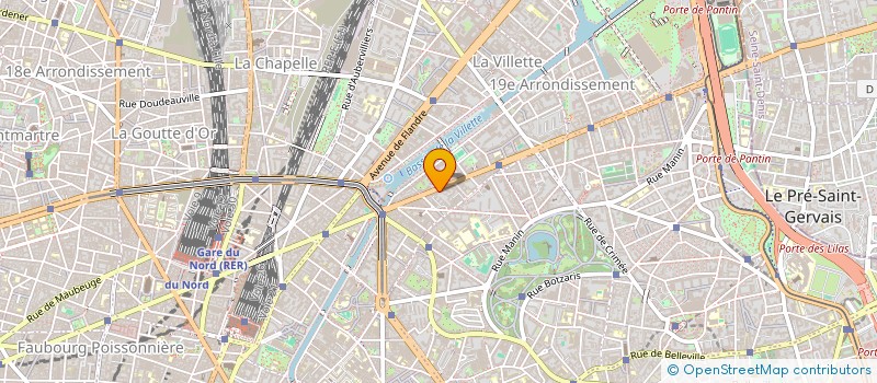 localisation de l'entreprise BOP à PARIS