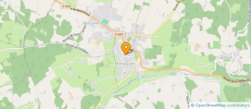 localisation de l'entreprise BOPA  MONPAZIER