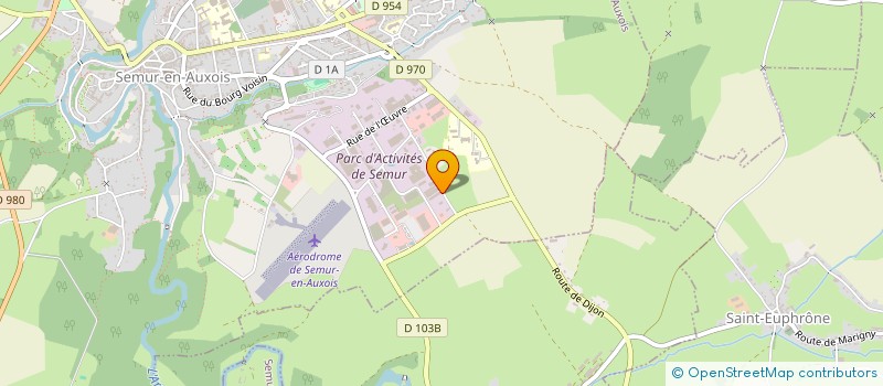 localisation de l'entreprise BOPAK à SEMUR-EN-AUXOIS