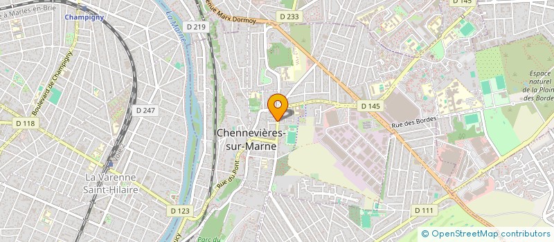 localisation de l'entreprise BOPAM  CHENNEVIERES-SUR-MARNE