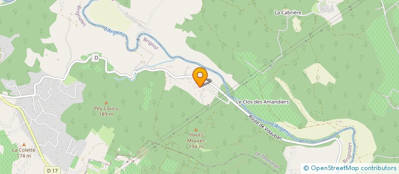 localisation de l'entreprise BOPHIL  LE THORONET