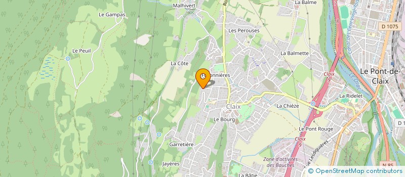 localisation de l'entreprise BOPIK  CLAIX